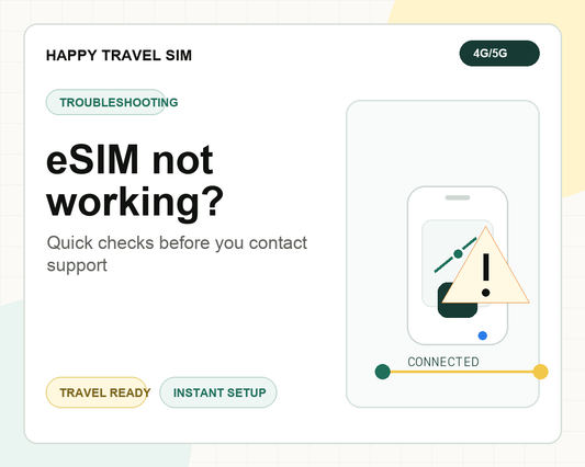 Why Isn't My eSIM Working? Common Troubleshooting Tips (2026)