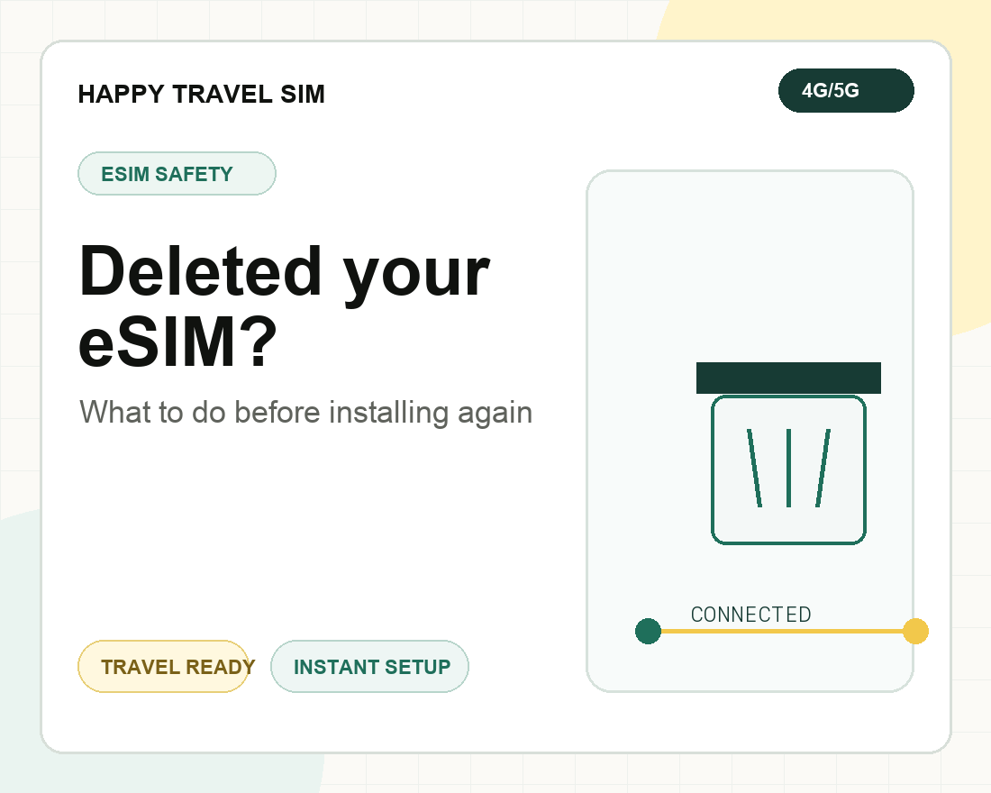 What Happens If I Delete My eSIM? Can I Install It Again? (2026)