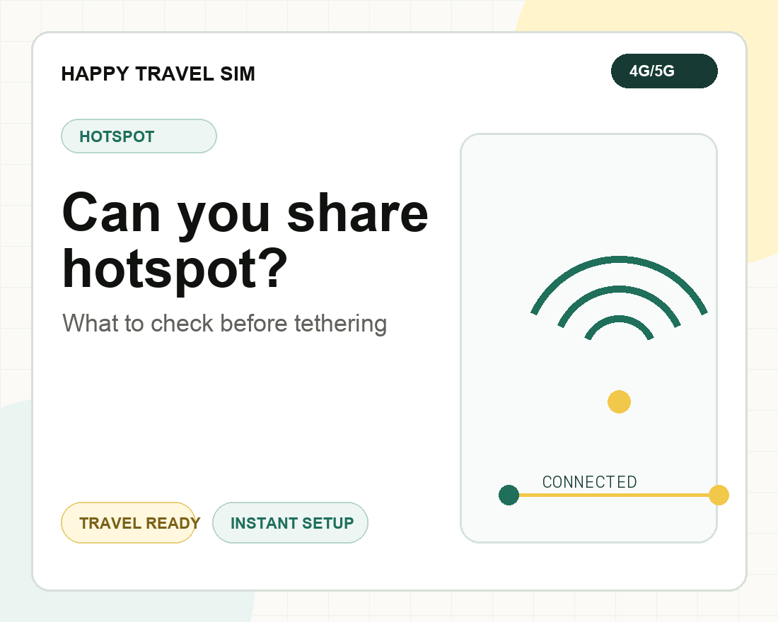 Can I Use Hotspot with a Travel eSIM? Everything You Need to Know (2026)