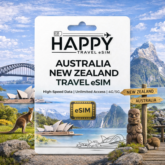 New Zealand ,Australia Travel eSIM