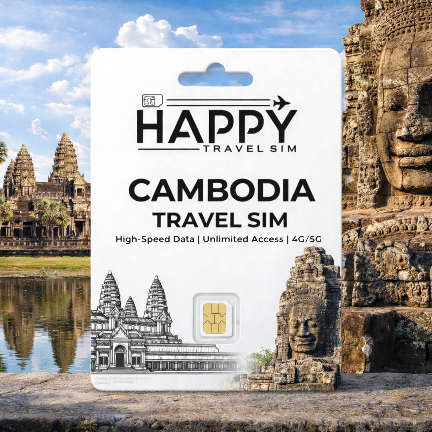 Cambodia Travel SIM Card