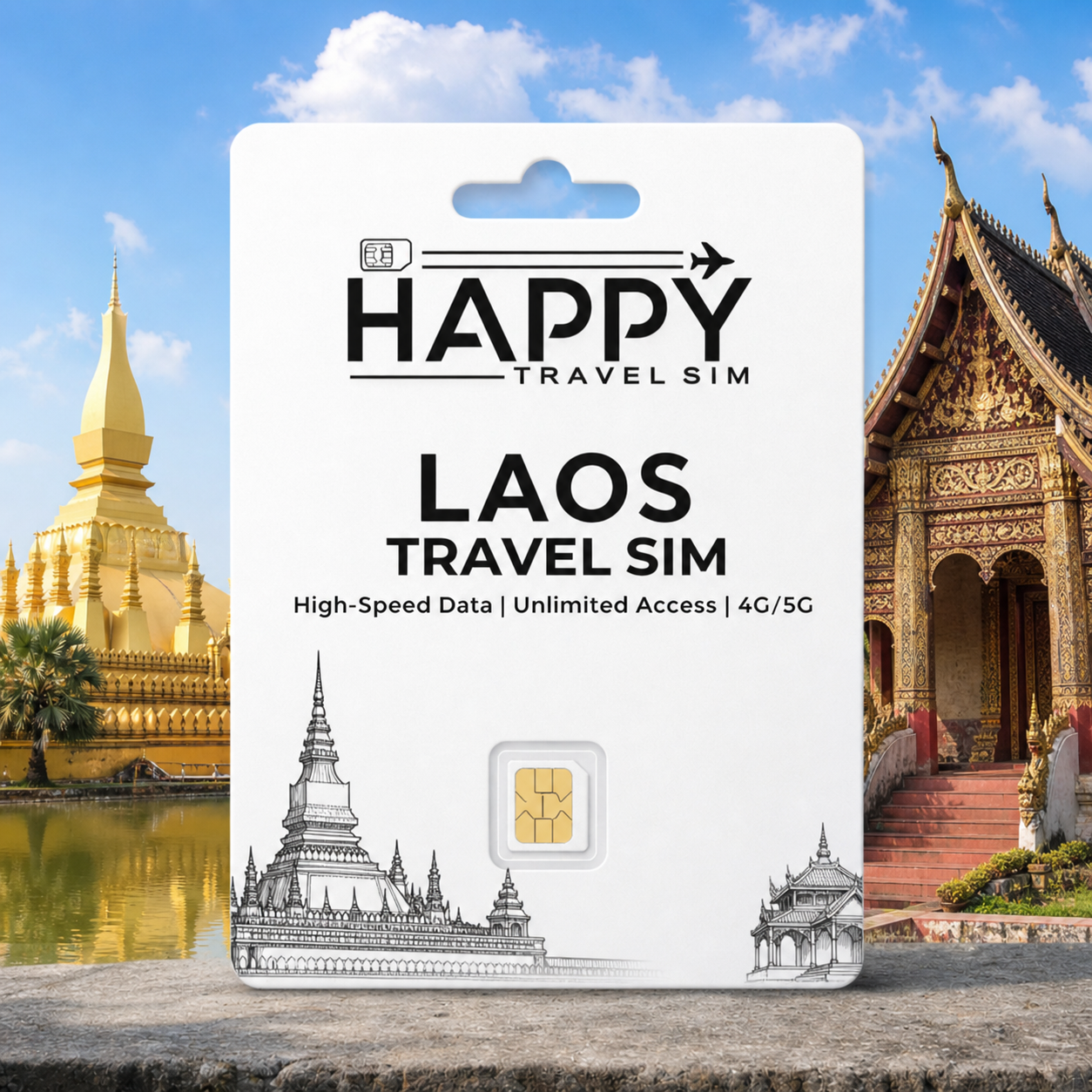 Laos Travel SIM Card