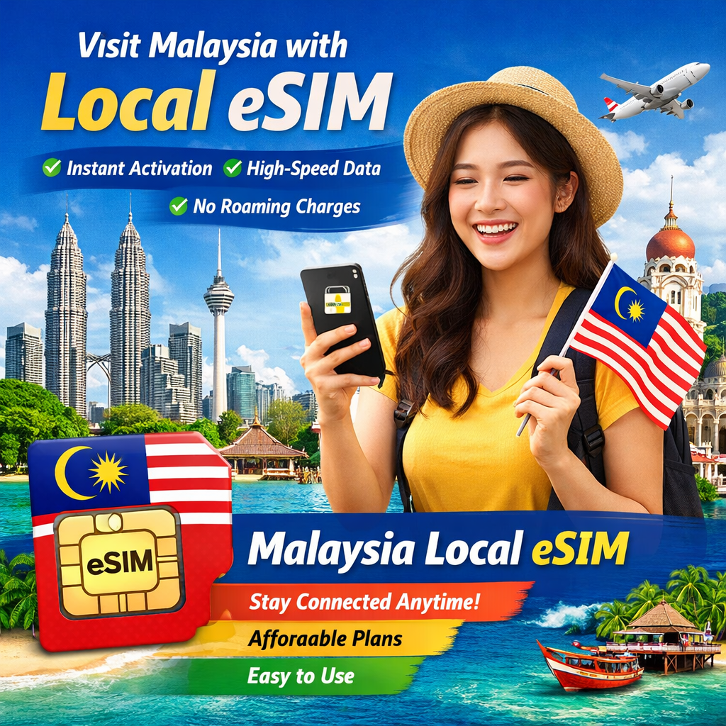Malaysia 5G Tourist eSIM (CelcomDigi)
