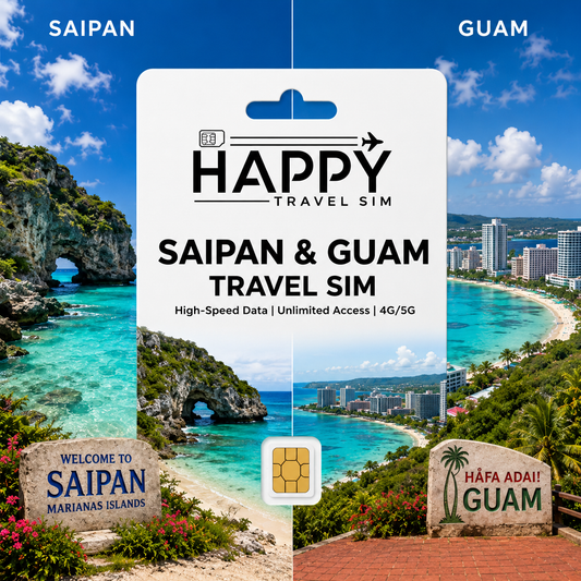 Saipan , Guam Travel SIM Card