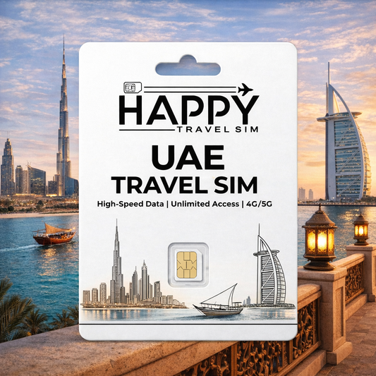UAE, United Arab Emirates Travel SIM Card