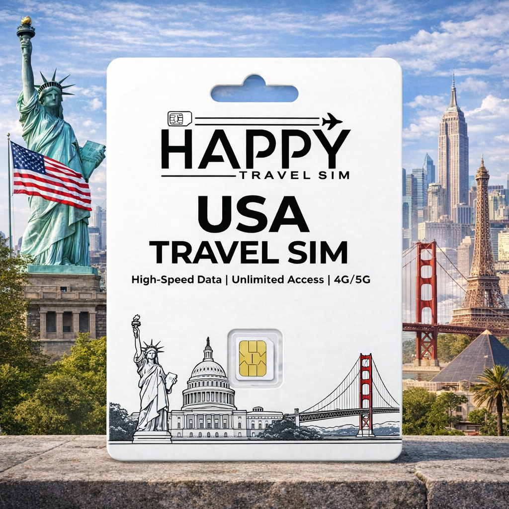 USA, United State if America Travel SIM Card