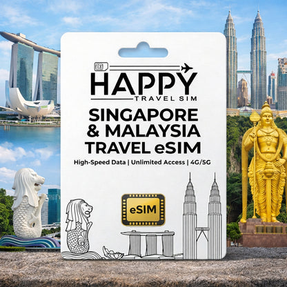 Singapore & Malaysia Travel eSIM