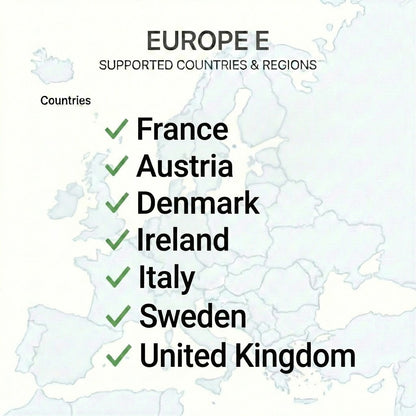 Europe TRAVEL SIM CARD (UK & EU)